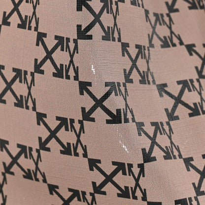 Off-White Coated Canvas Arrow Print Day Off Tote Bag Beige 20 of 21