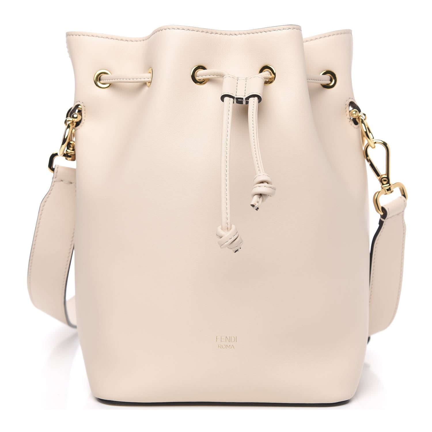 Fendi Vitello Grace Matte F is Fendi Grande Mon Tresor Bucket Bag Camelia 1 of 12
