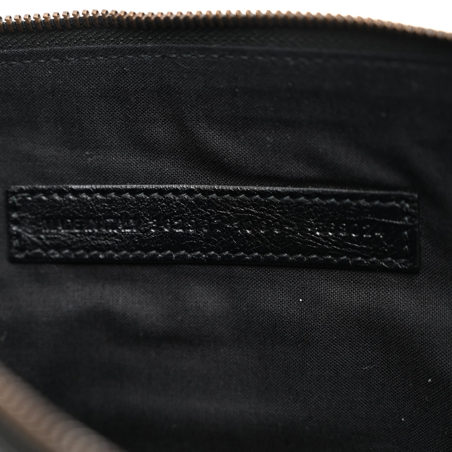 Balenciaga Agneau Classic Hardware Graffiti Small Pouch Black Multicolor 7 of 10