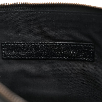 Balenciaga Agneau Classic Hardware Graffiti Small Pouch Black Multicolor 7 of 10