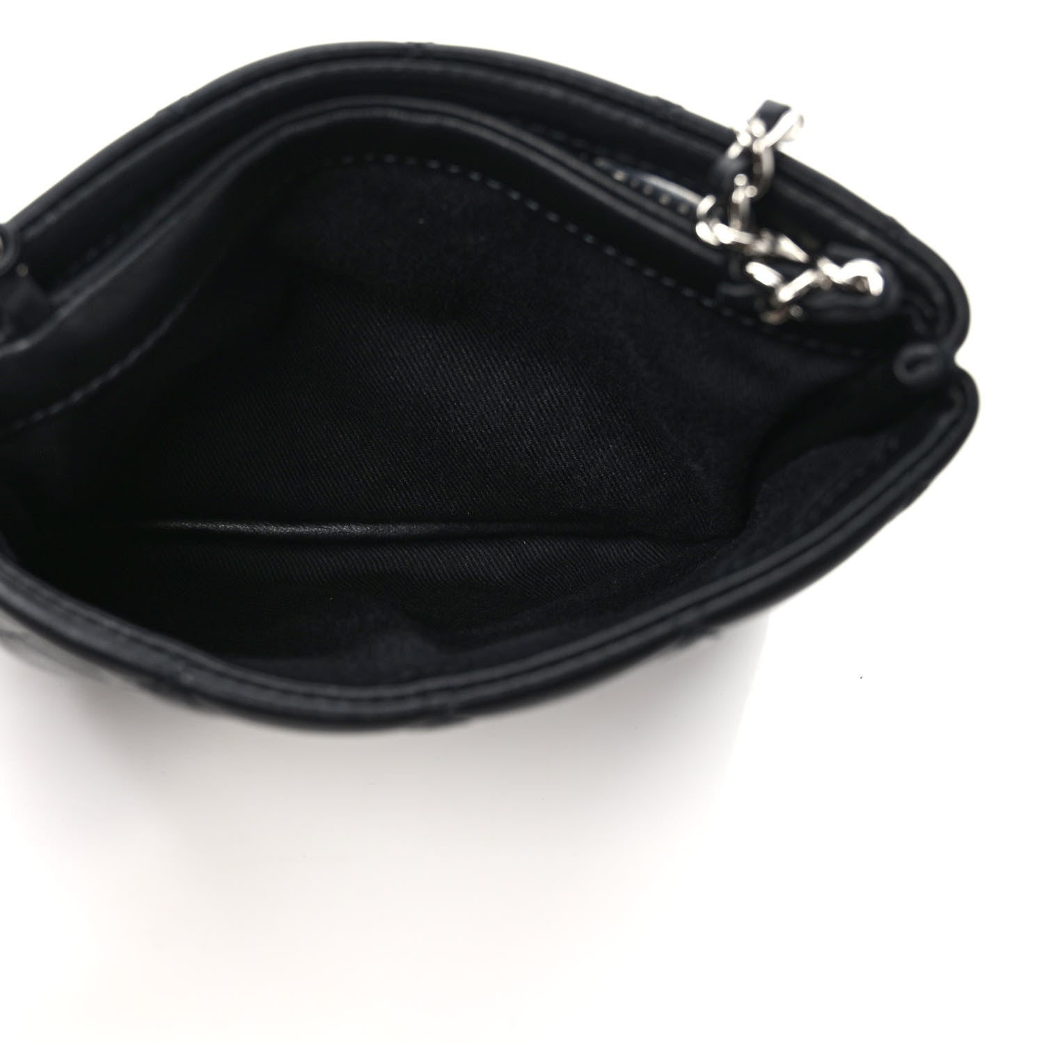 Chanel Lambskin Quilted Crossbody Bag Black 5 of 8