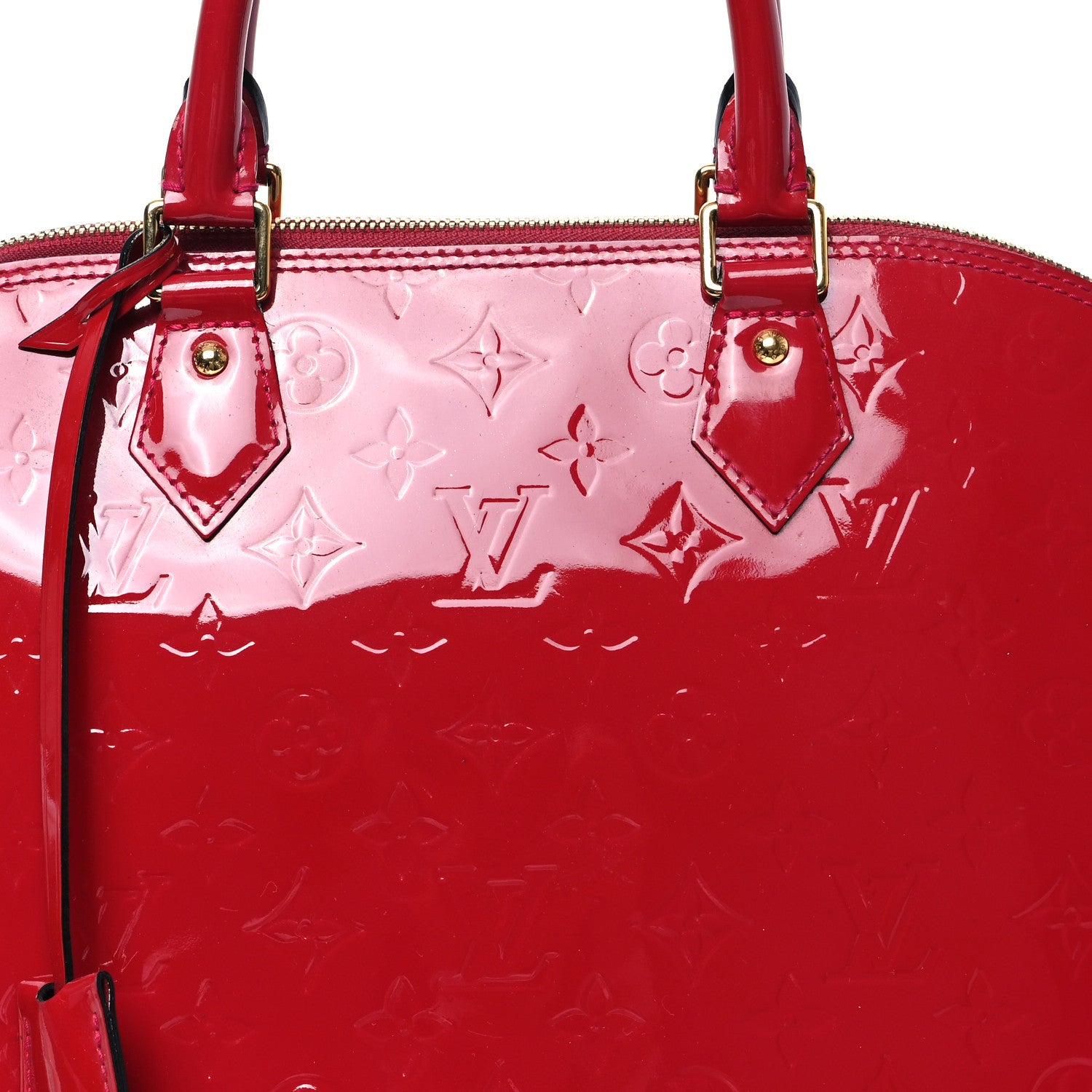 Louis Vuitton Vernis Alma GM Rose Indien 7 of 12