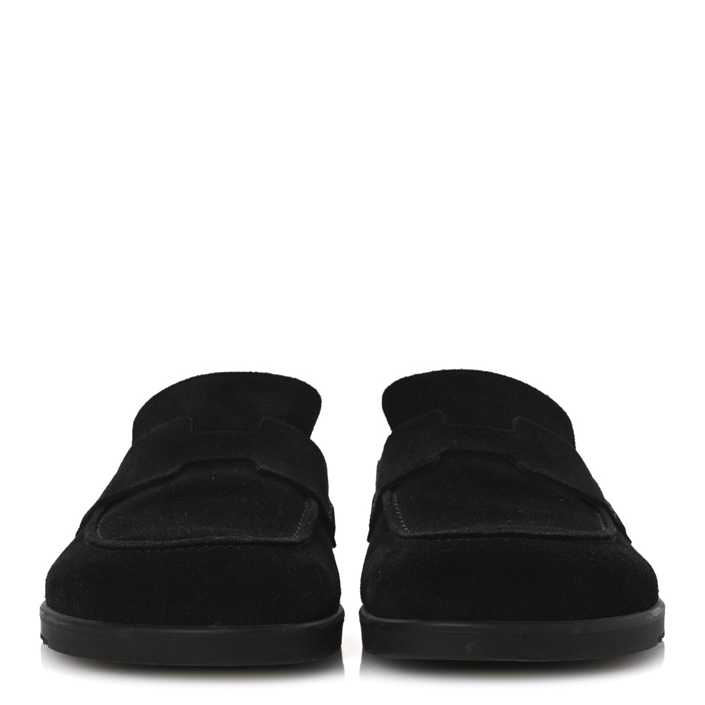 Suede Calfskin Go Mules 38.5 Black