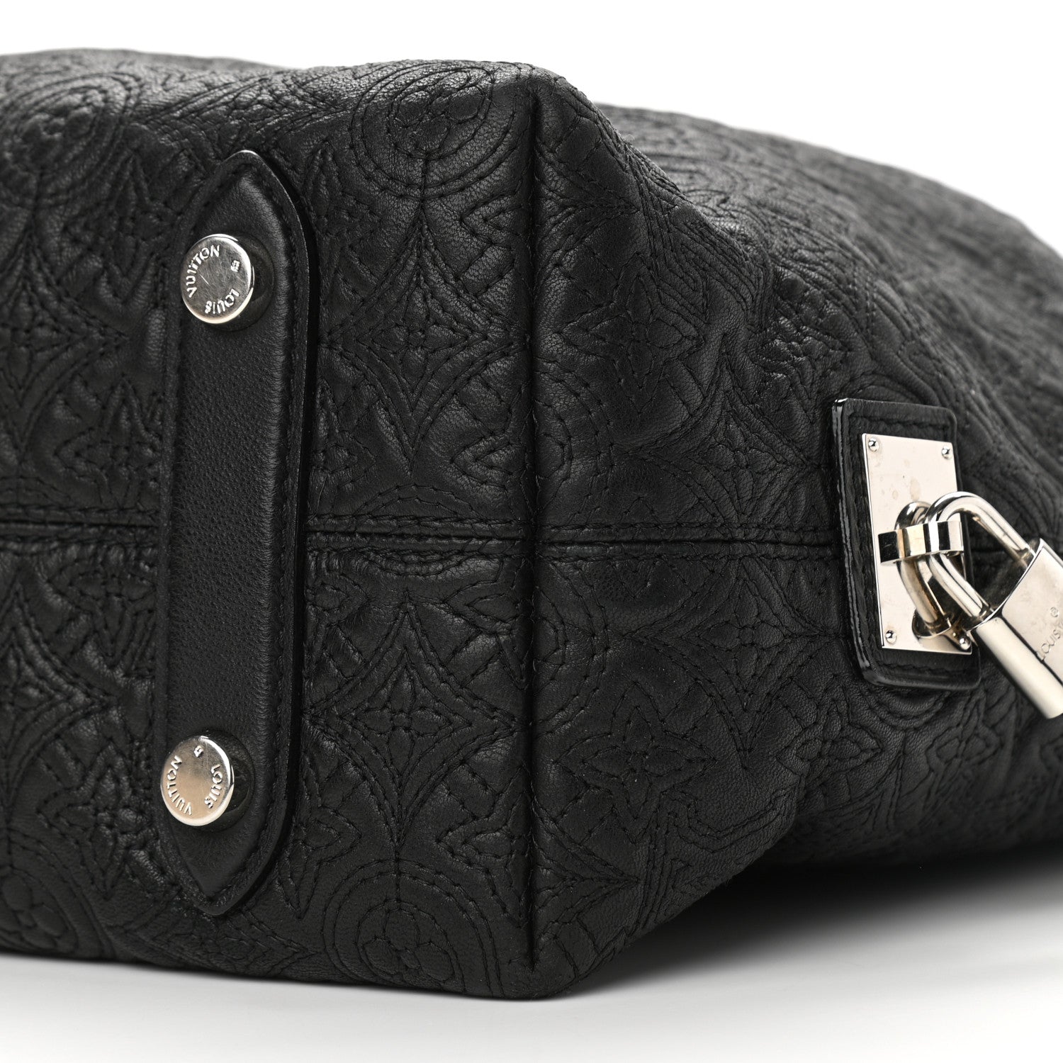 Louis Vuitton Monogram Lambskin Antheia Hobo PM Black 10 of 10