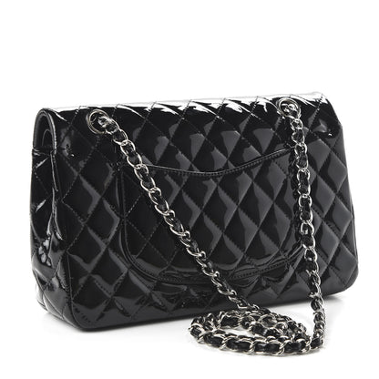 Chanel Patent Quilted Medium Double Flap Black 3 of 11