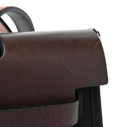 Hermes Toile Vache Hunter Herbag Zip 31 PM Black Ebene 9 of 10