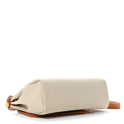 Hermes Vache Hunter Toile Herbag Zip 31 PM Trench Gold 3 of 4