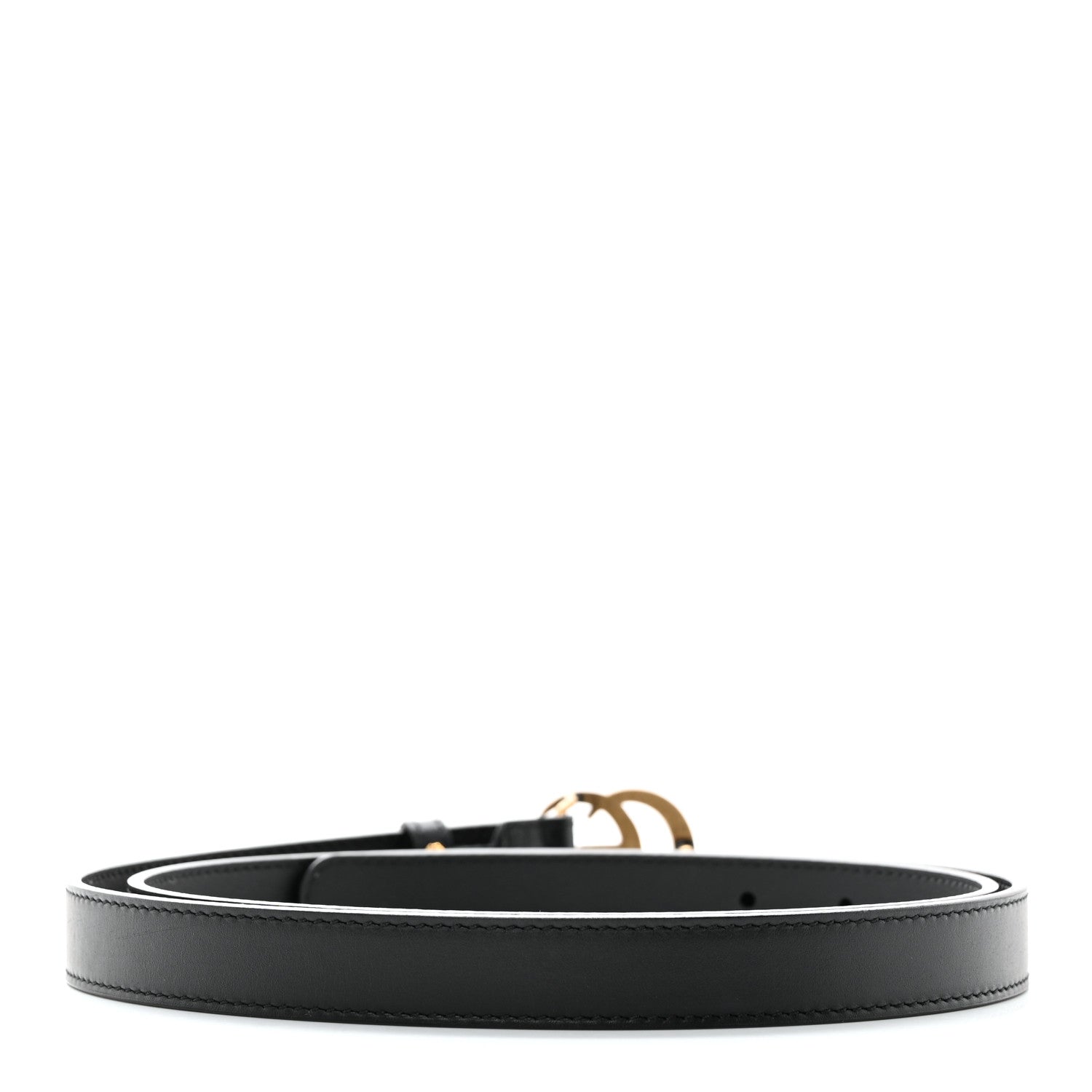 Gucci Calfskin Double G 20mm Belt 100 40 Black 2 of 7