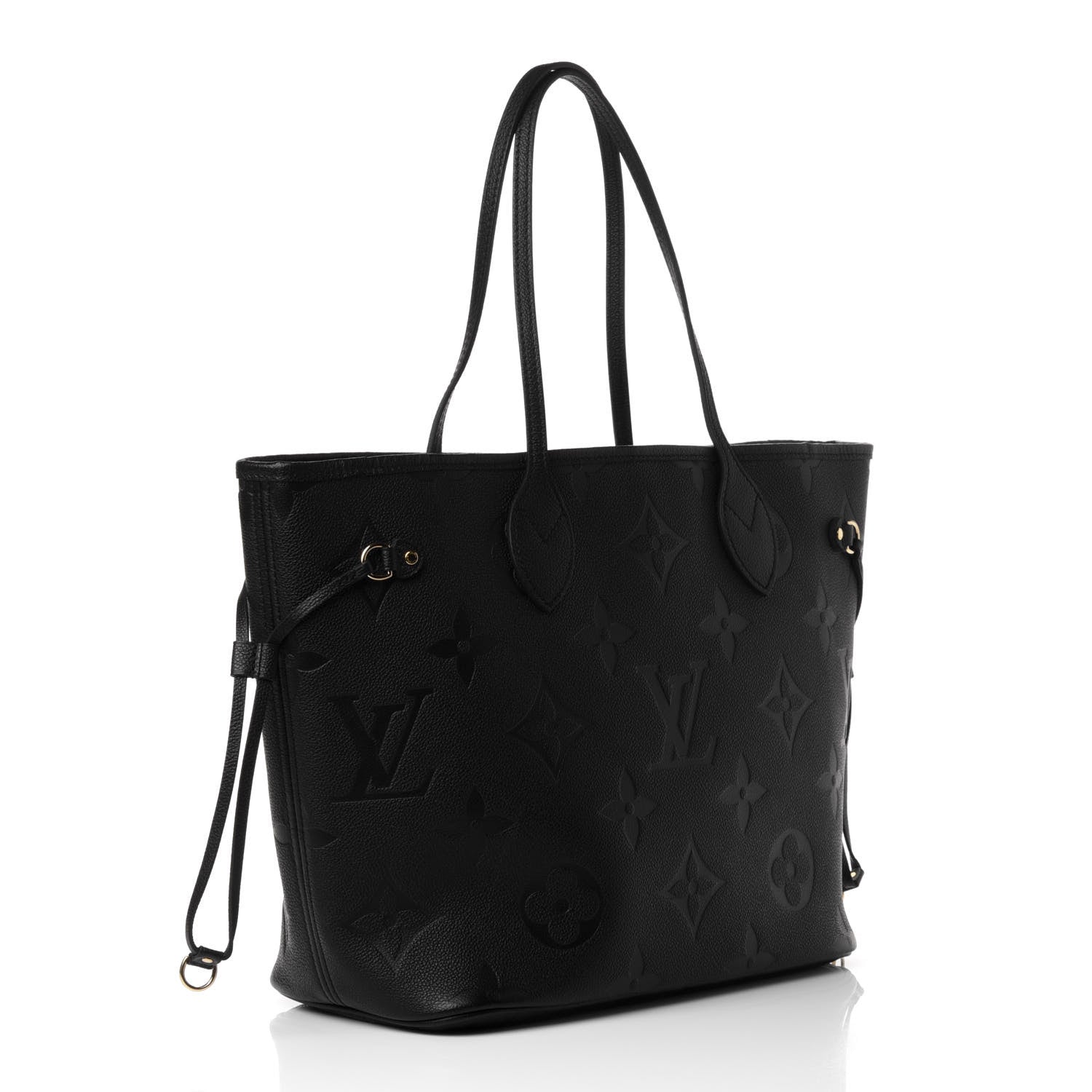 Louis Vuitton Empreinte Monogram Giant Neverfull MM Black 2 of 4