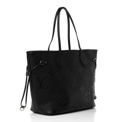 Louis Vuitton Empreinte Monogram Giant Neverfull MM Black 2 of 4