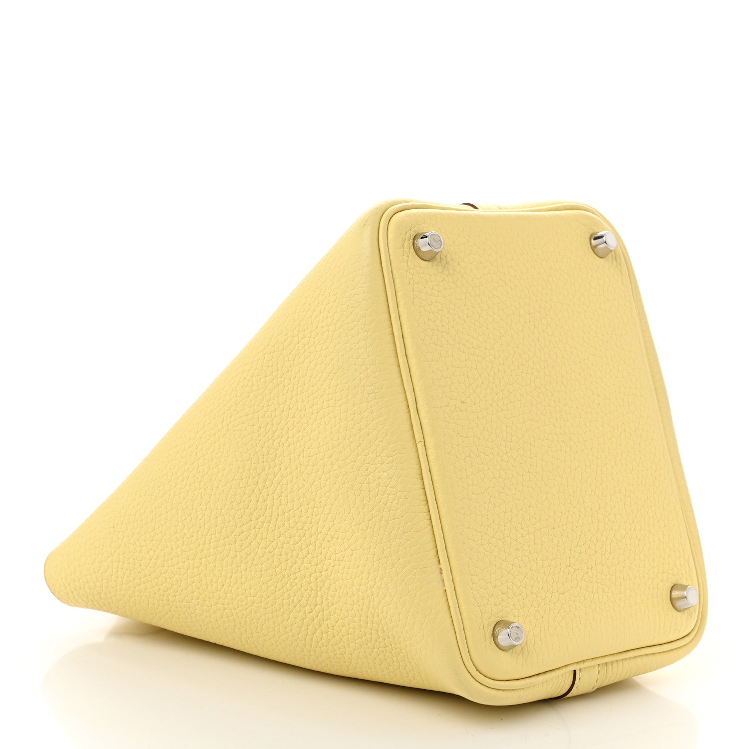Hermes Taurillon Clemence Picotin Lock 18 PM Jaune Poussin 4 of 10