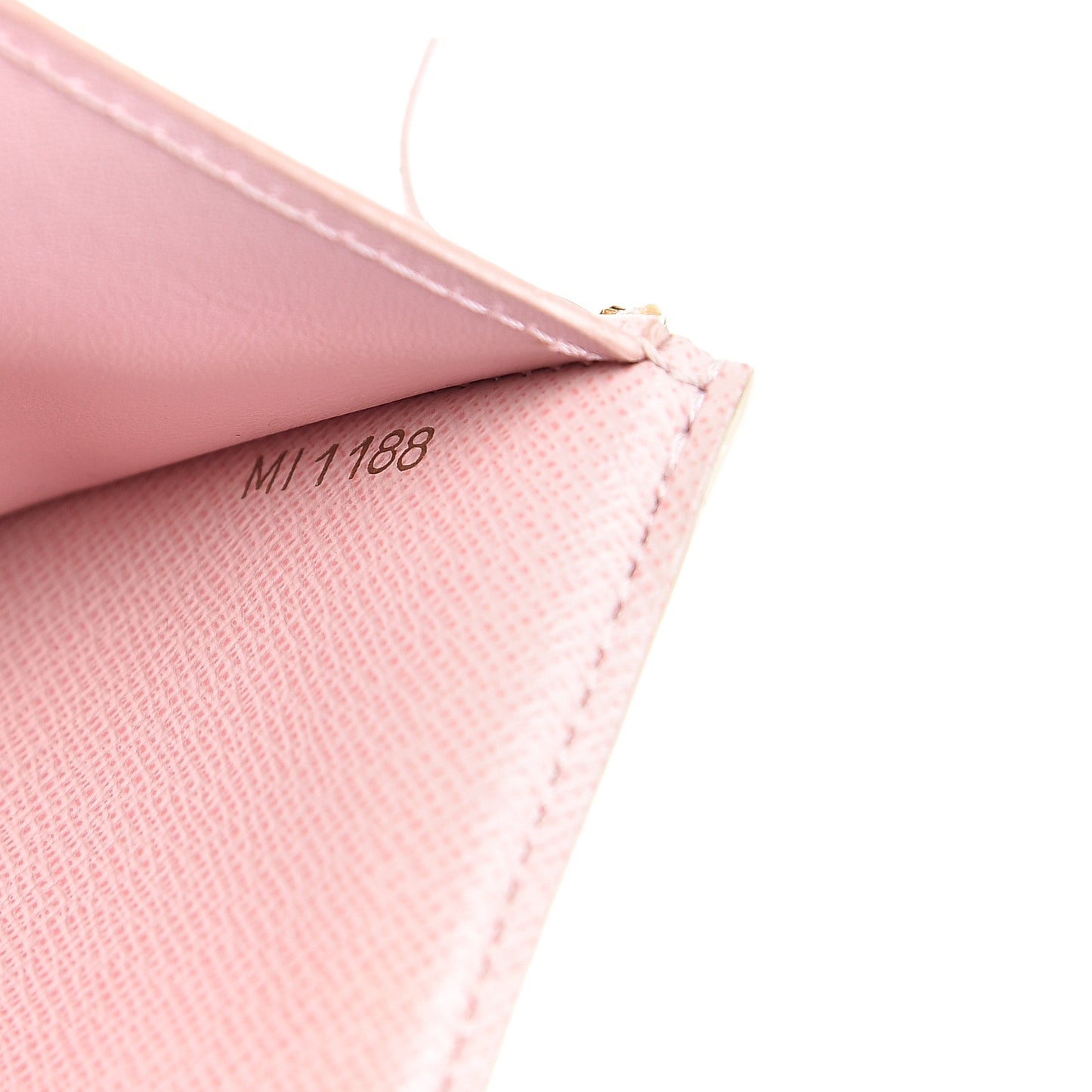 Damier Azur Victorine Wallet Rose Ballerine