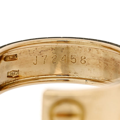 Cartier 18K Yellow Gold 5.5mm LOVE Hoop Earrings 4 of 6