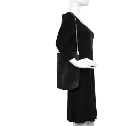 Saint Laurent Smooth Calfskin Small Suzanne Hobo Black 2 of 9