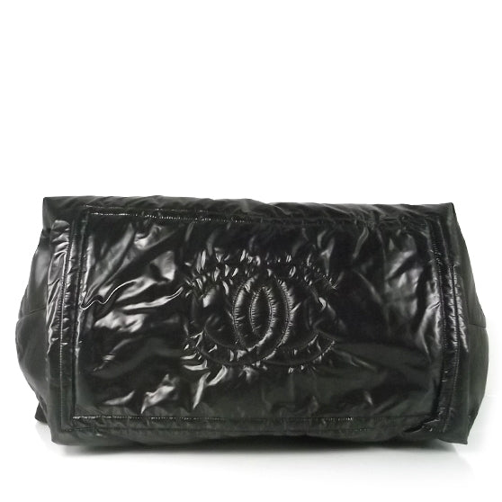 Chanel Nylon Coco Cocoon Duffle Bag Black 5 of 9