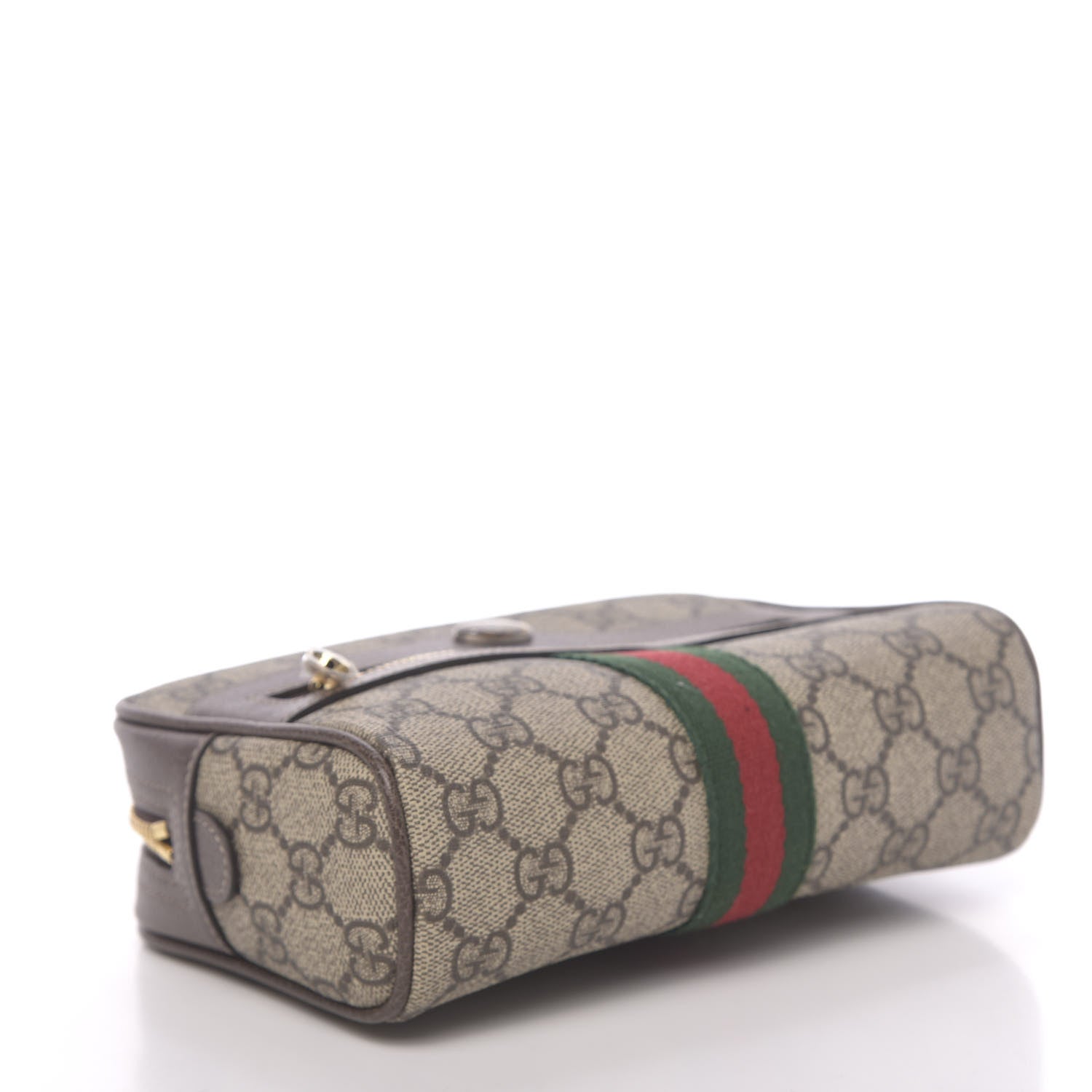 Gucci GG Supreme Monogram Web Small Ophidia Belt Bag 95 38 Dark Brown 4 of 10