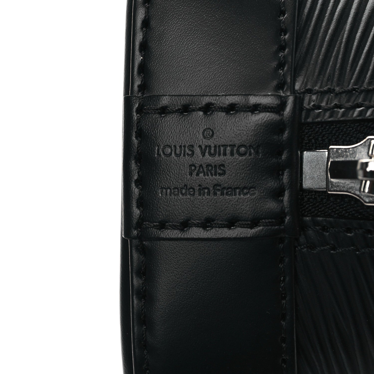 Louis Vuitton Epi Alma BB Black 6 of 10