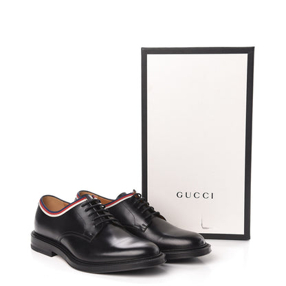 Gucci Calfskin Mens Derby Loafers 8 Black 7 of 7