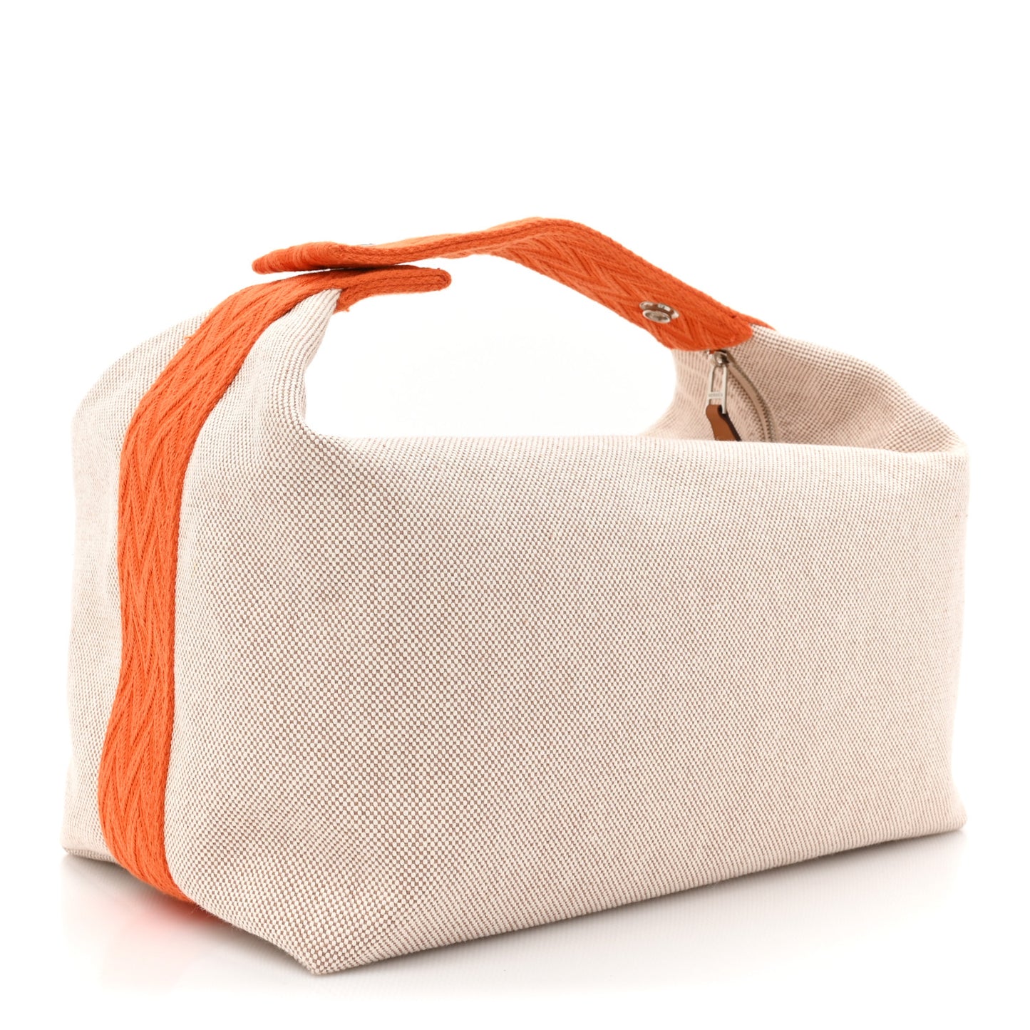Canvas Large Bride-A-Brac Pouch Natural Orange