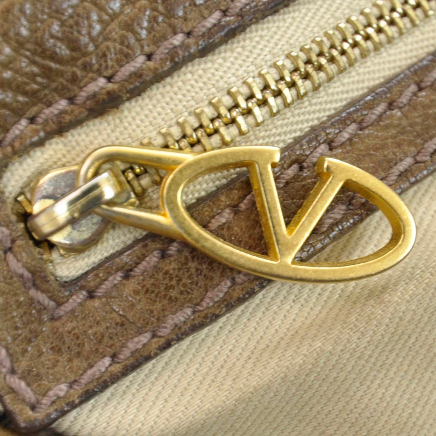 Valentino Garavani Leather Catch Satchel 9 of 11