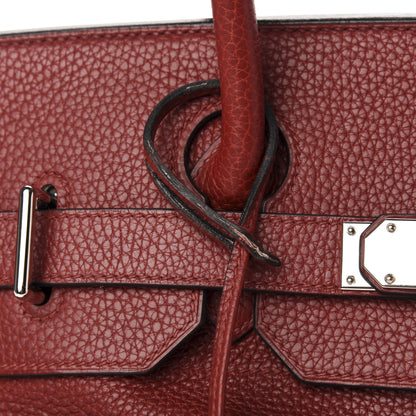 Hermes Taurillon Clemence JPG Birkin 42 Rouge H 11 of 12