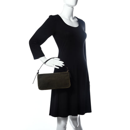 Fendi Corduroy Baguette Brown 2 of 9