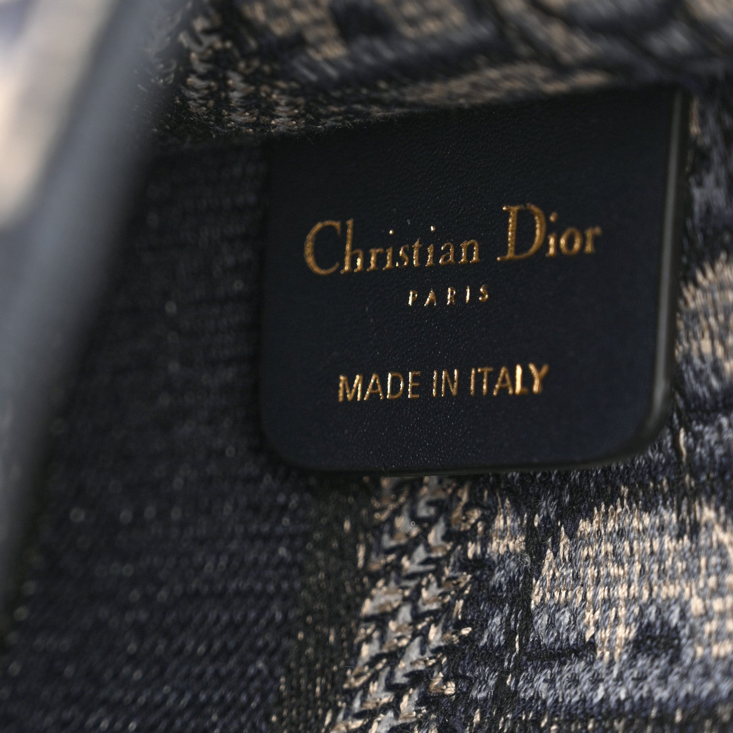 Christian Dior Oblique Mini Book Tote Blue Multicolor 6 of 12