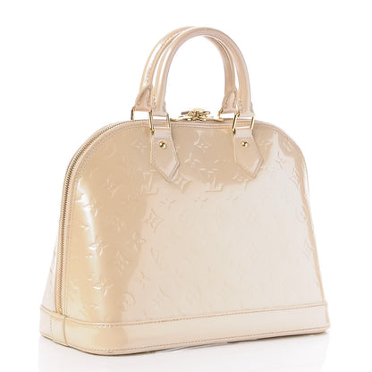 Louis Vuitton Vernis Alma PM Blanc Corail 3 of 8