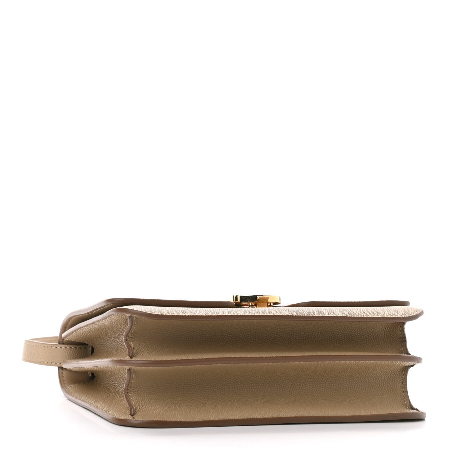 Calfskin Small TB Bag Archive Beige