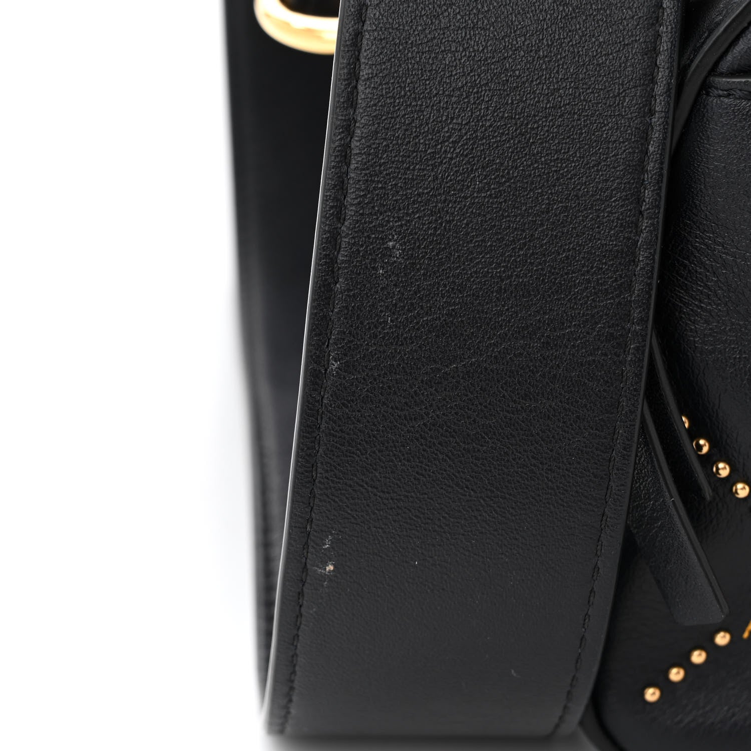 Chloe Smooth Calfskin Little Horses Embroidered Shoulder Bag Black 11 of 11