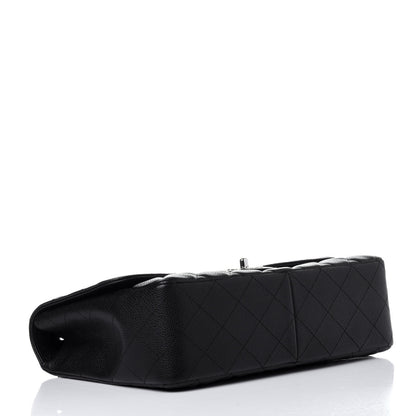 Chanel Caviar Quilted Jumbo Single Flap Black 4 of 11