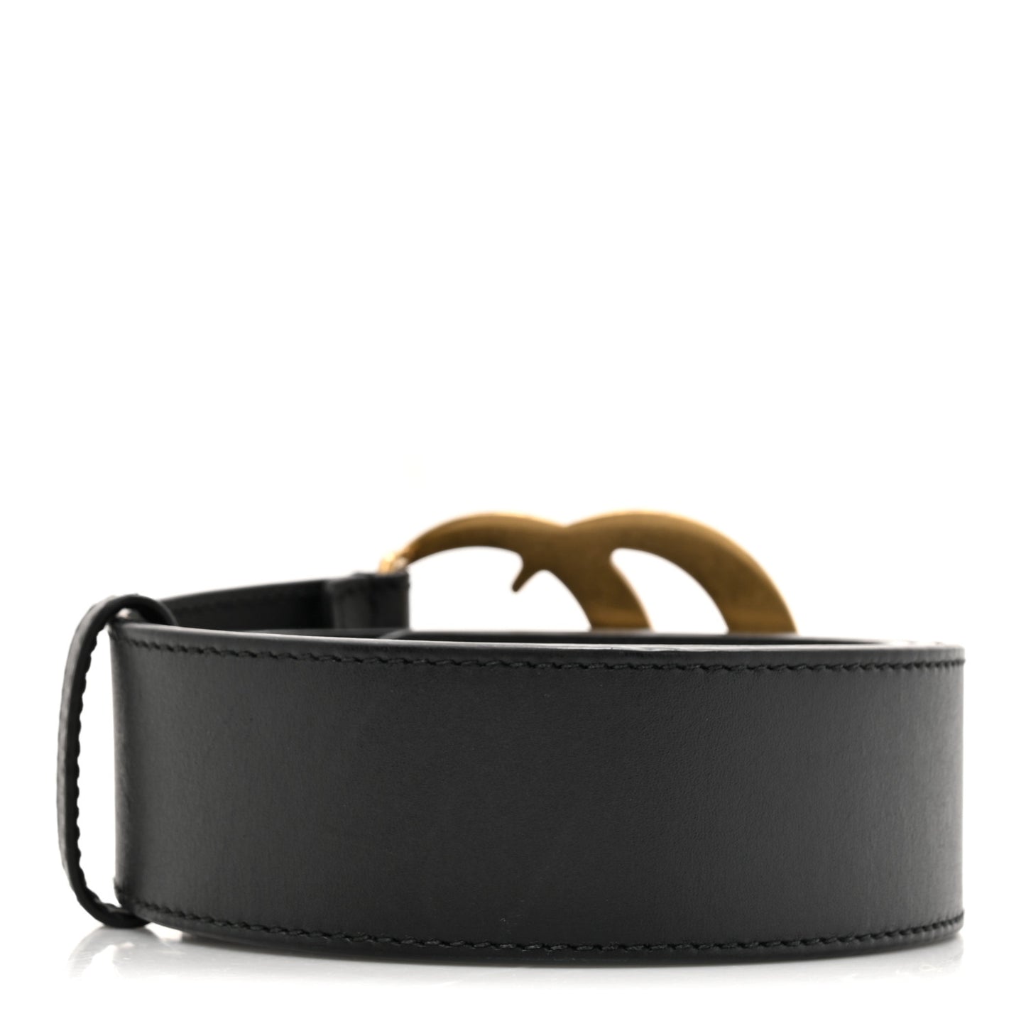Faded Calfskin Double G 40mm Belt 85 34 Black