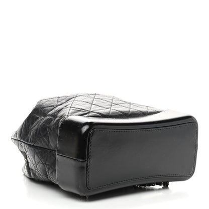Chanel Aged Calfskin Quilted Gabrielle Backpack Black 3 of 10