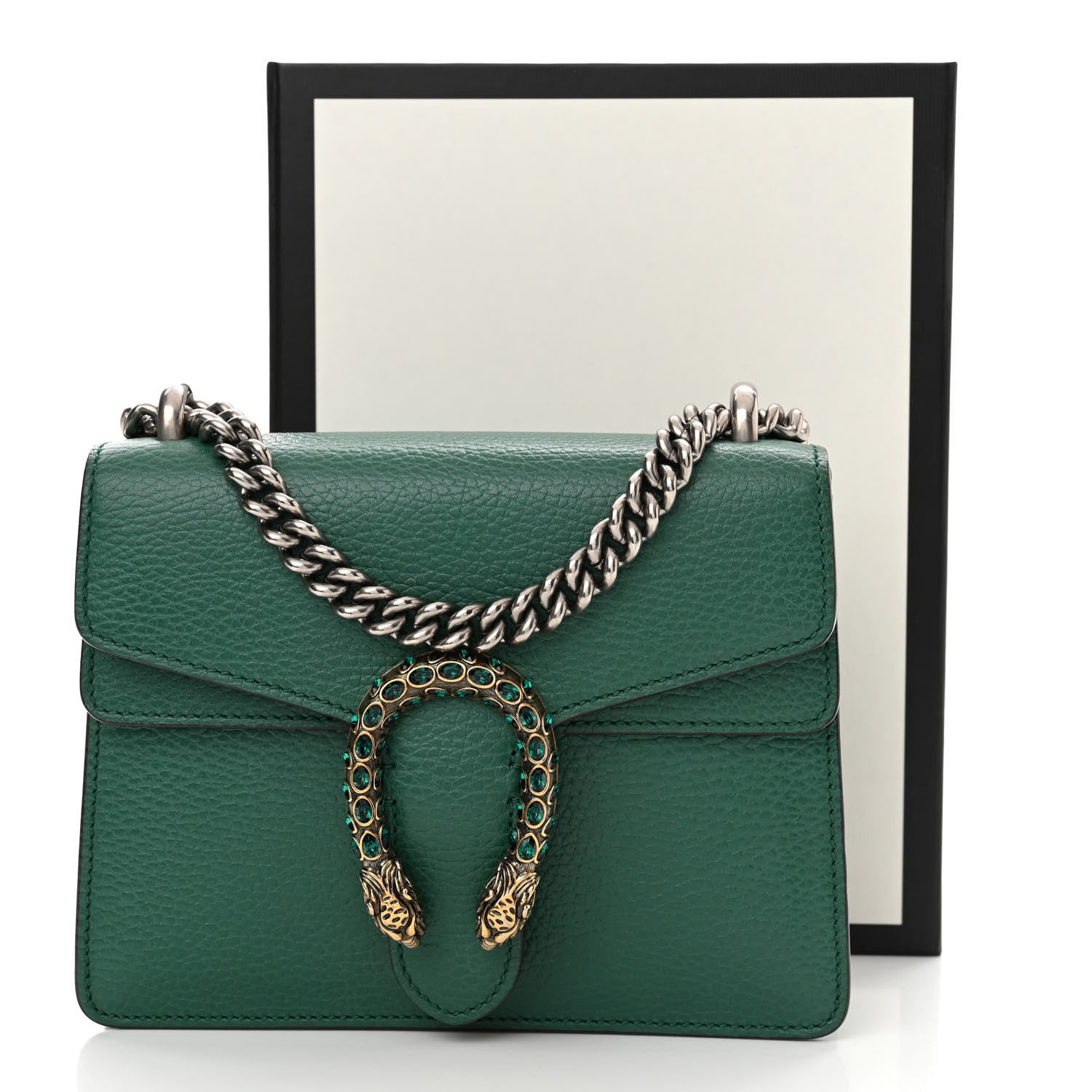 Gucci Calfskin Mini Dionysus Shoulder Bag Emerald 15 of 15