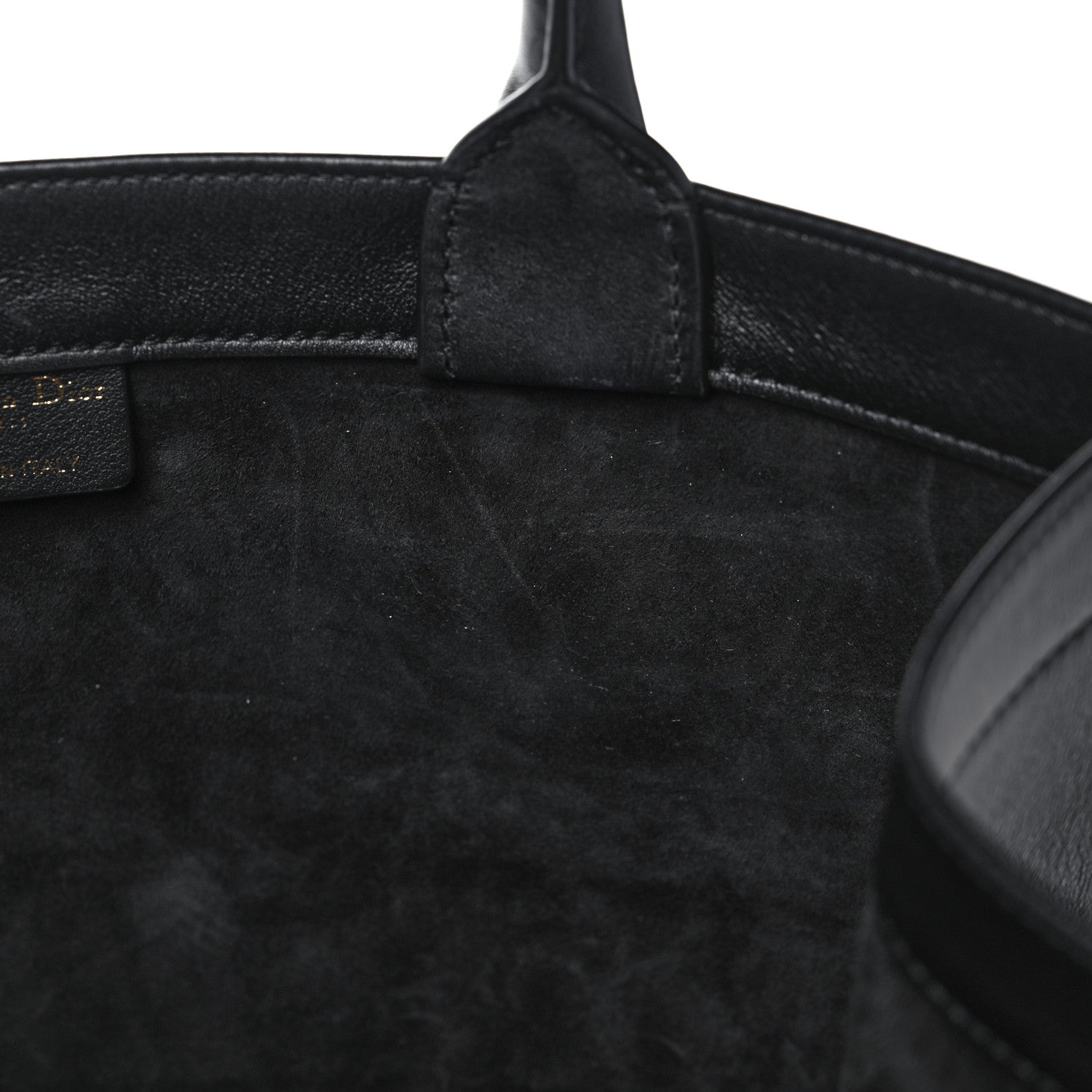 Christian Dior Calfskin Embossed Medium Book Tote Black 7 of 11