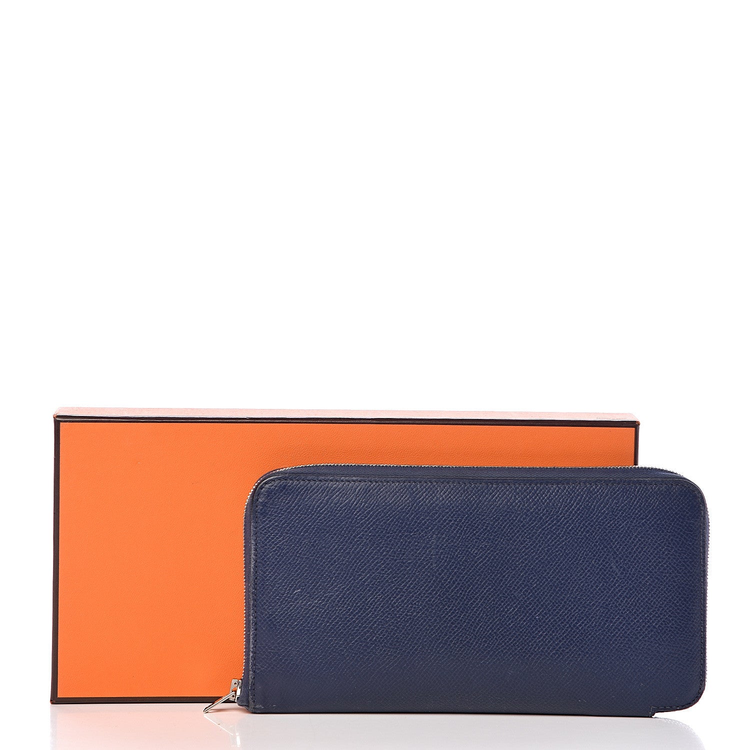 Hermes Epsom Silk'In Wallet Bleu Saphir 11 of 11