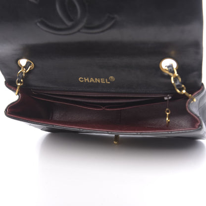 Chanel Lambskin Quilted Small Single Flap Bag Black 5 of 12