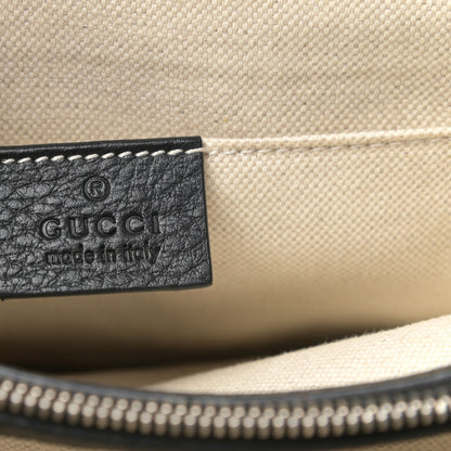 Gucci Dollar Calfskin Crystal Web Medium Dionysus Bamboo Top Handle Bag Black Black Diamond 6 of 9