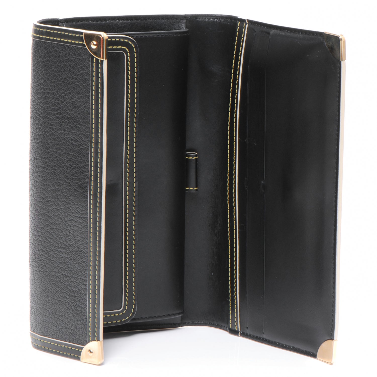 Louis Vuitton Suhali Porte Tresor International Wallet Black 5 of 8