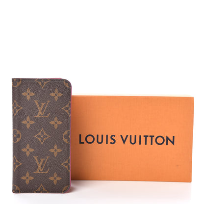 Louis Vuitton Monogram iPhone XS Max Folio Case Rose Pop 7 of 7