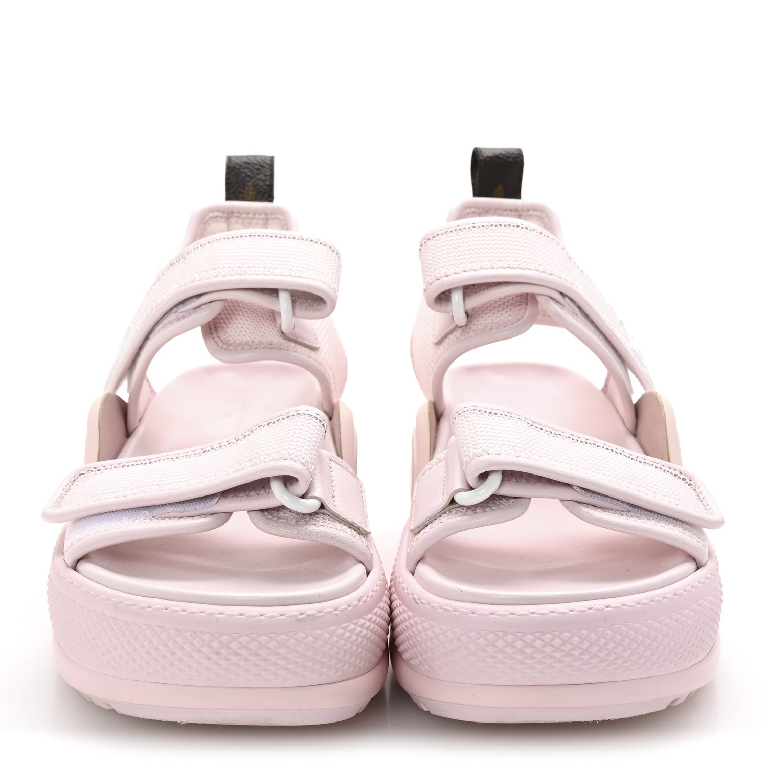 Louis Vuitton Calfskin Canvas LV Archlight Sandal 36 Pink 3 of 8