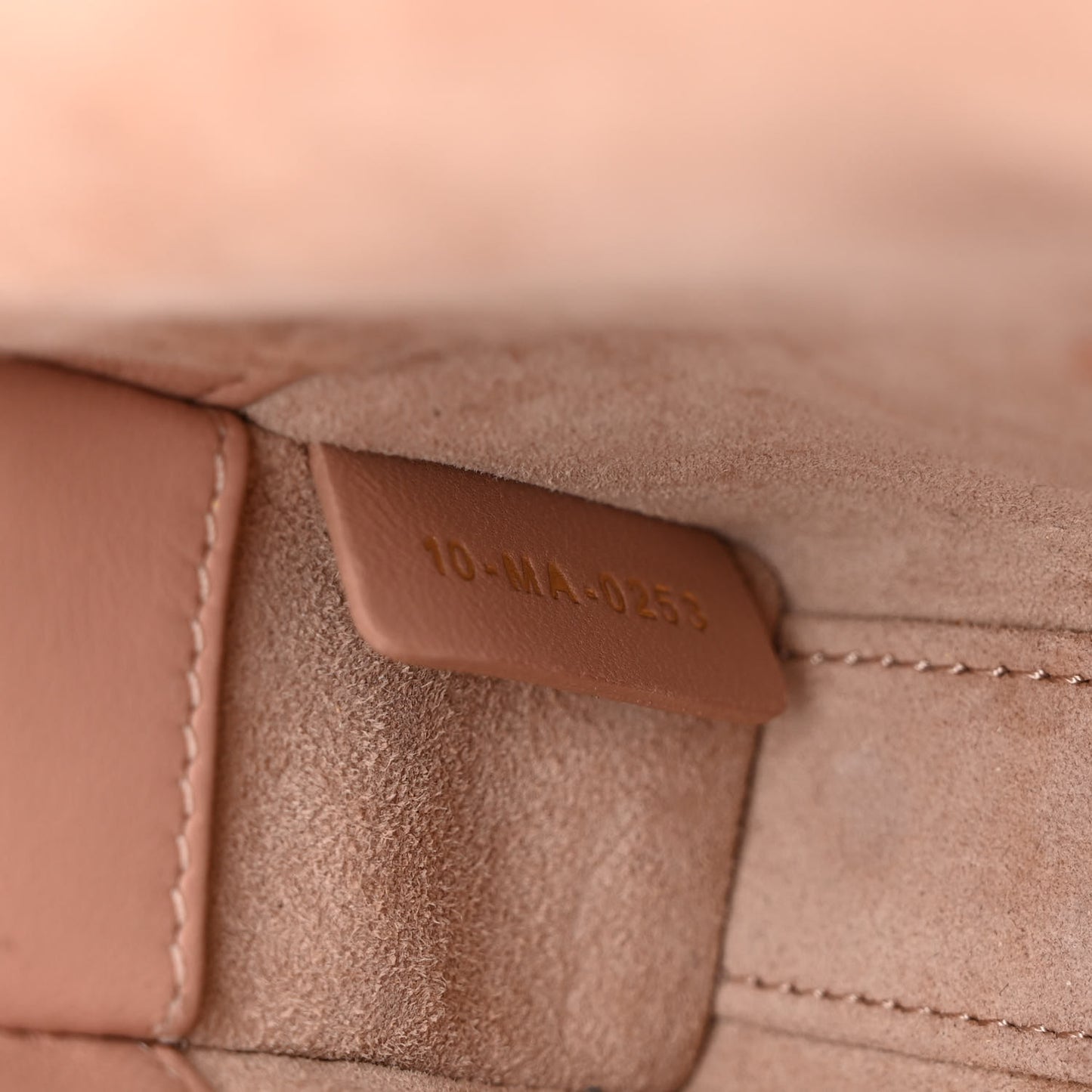 Lambskin Cannage Micro Lady D-Joy Rose De Vents