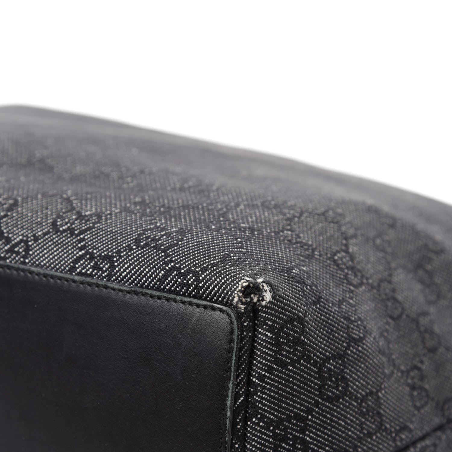 Gucci Monogram Bucket Tote Black 11 of 15