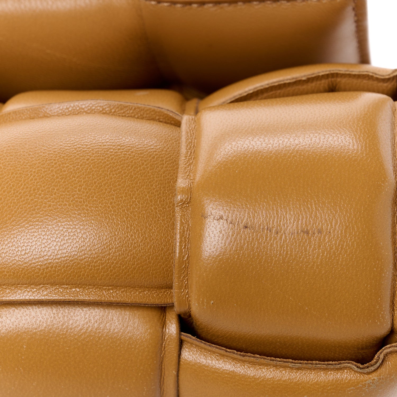 Bottega Veneta Nappa Maxi Intreccio Padded Cassette Crossbody Bag Caramel 16 of 17