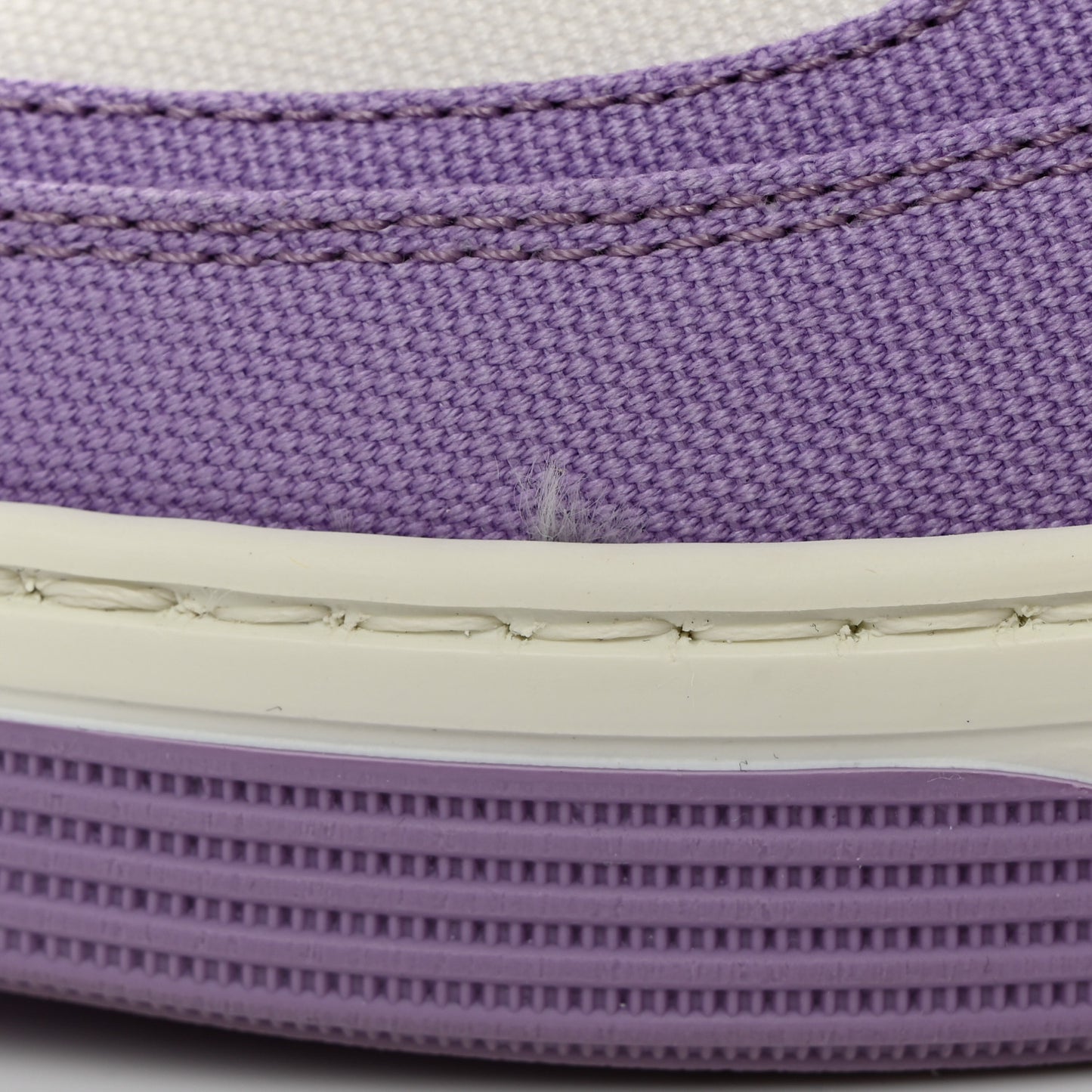 Cotton Sneakers 38 Purple White