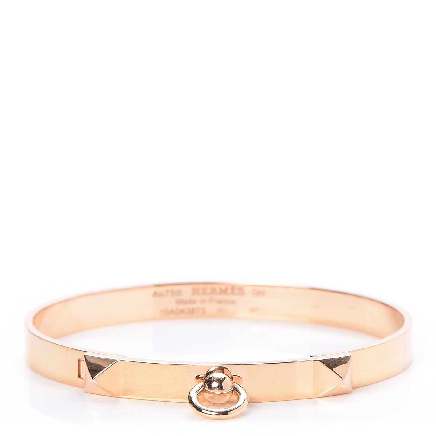 18K Rose Gold PM Collier De Chien Bracelet SH