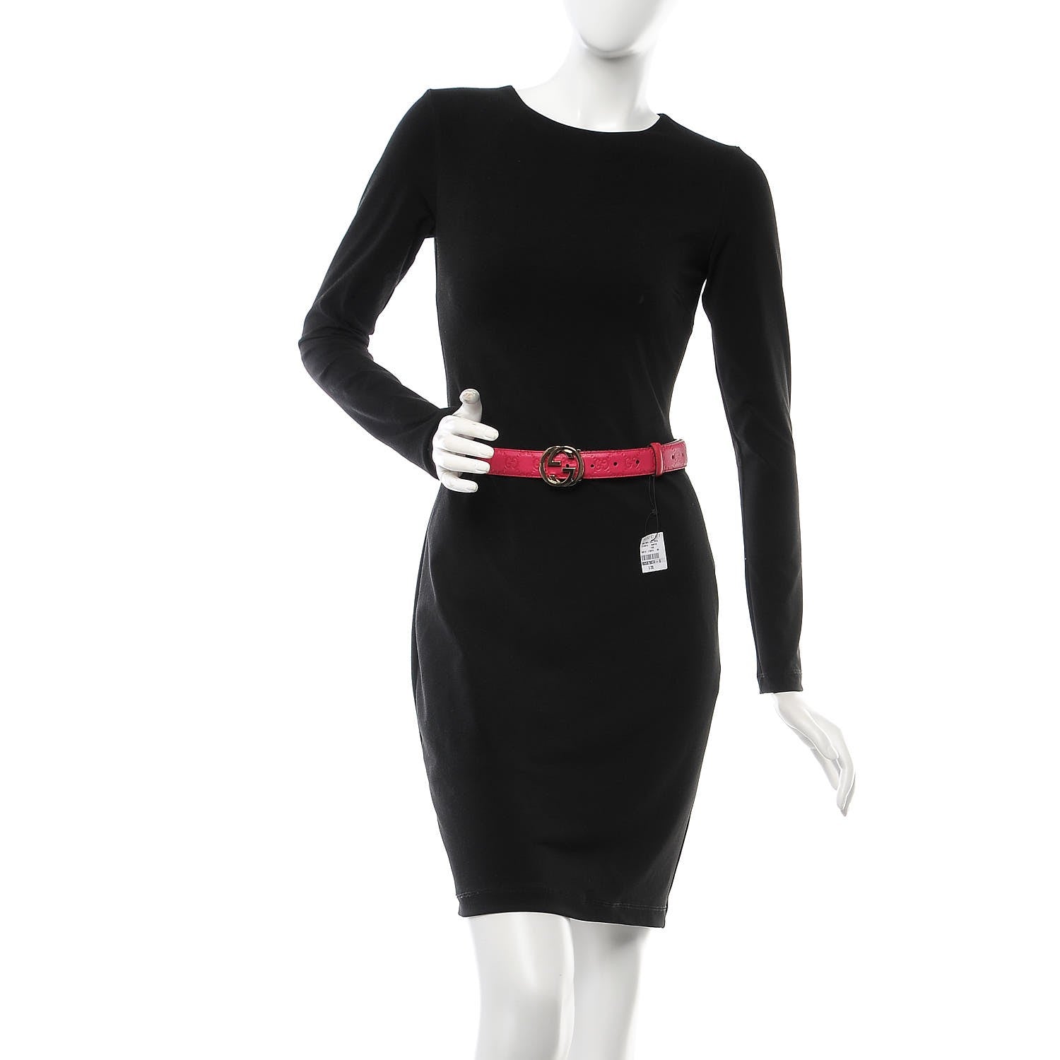 Gucci Guccissima Interlocking G Belt 85 34 Pink 2 of 7