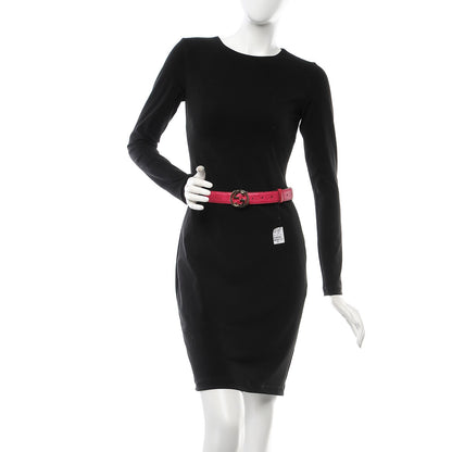 Gucci Guccissima Interlocking G Belt 85 34 Pink 2 of 7