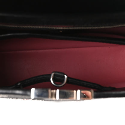 Louis Vuitton Taurillon Flowers Capucines PM Black 5 of 9