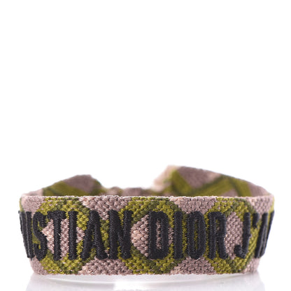 Christian Dior Woven Cotton J'Adior Friendship Bracelet Set 5 of 6